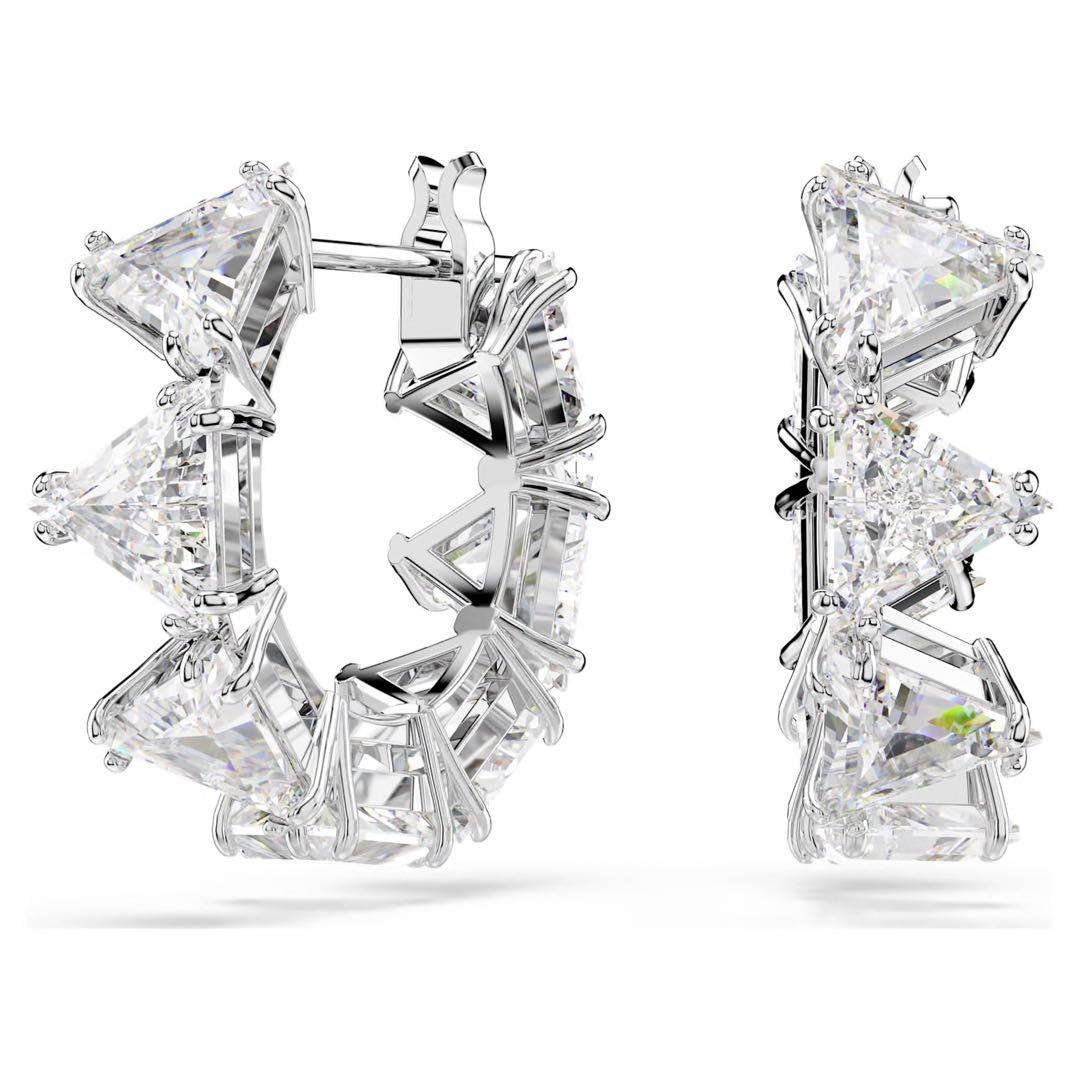 Swarovski スワロフスキー トライアングルピアス