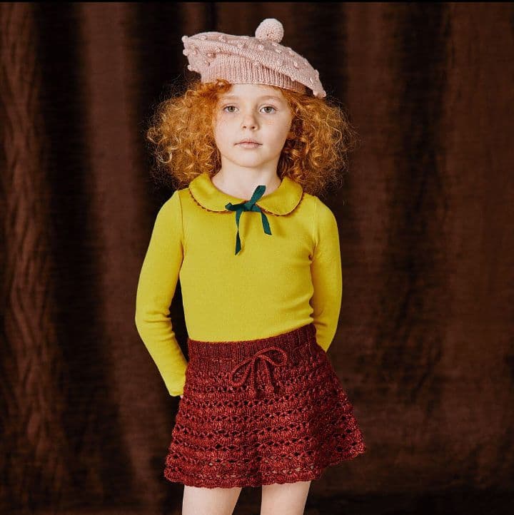misha&puff■Crochet Skating Skirt