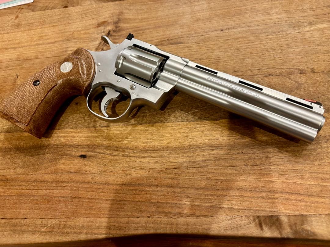 ポ*ポ様 コクサイ　パイソン　ステンレスモデル　ガスリボルバー