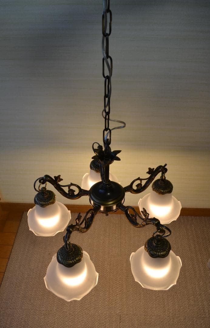 【美品】大塚家具 BRA-1419／5 シャンデリア 約6〜8畳用