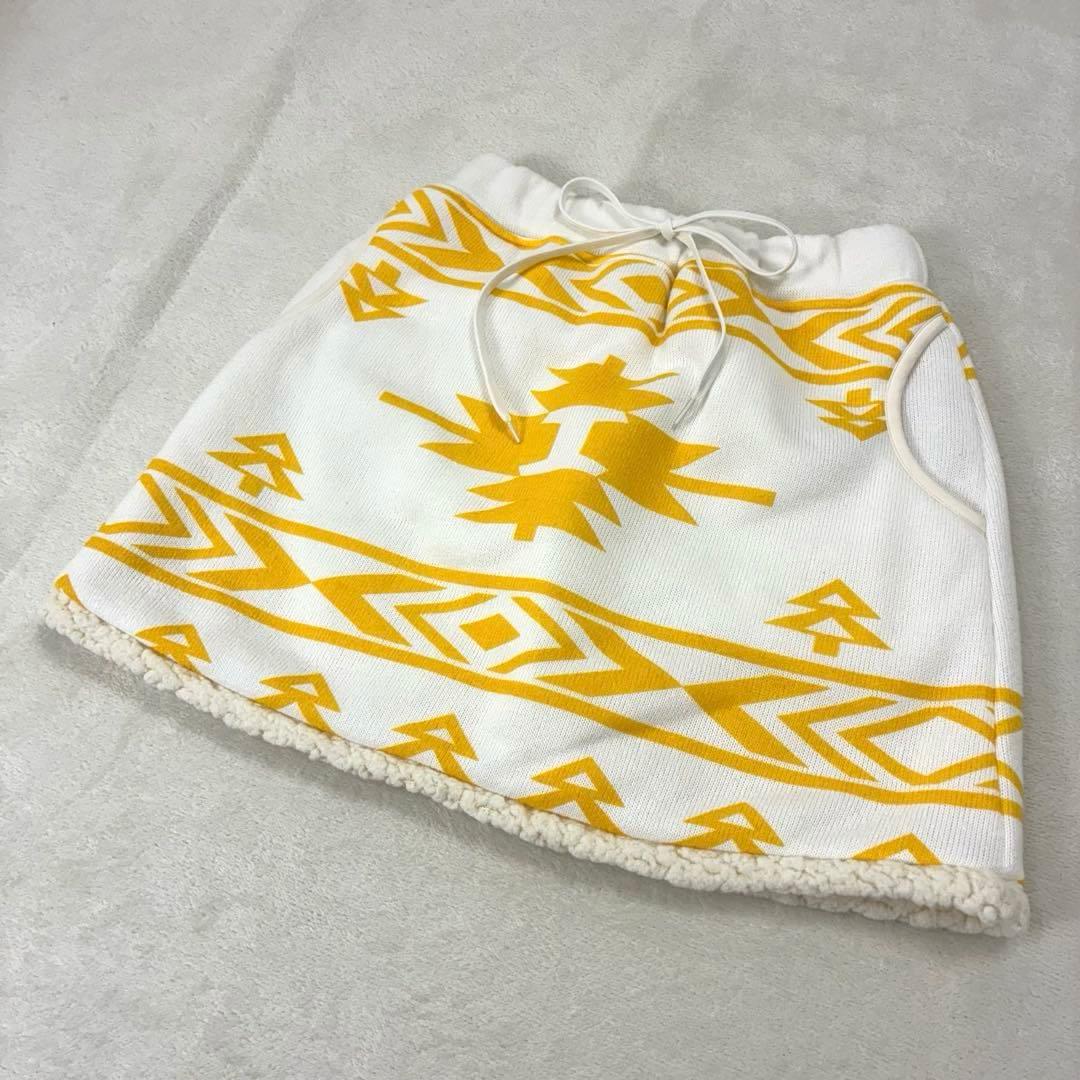 Callaway セットアップ　ボア　パーカー スカート 幾何学模様 L ゴルフ