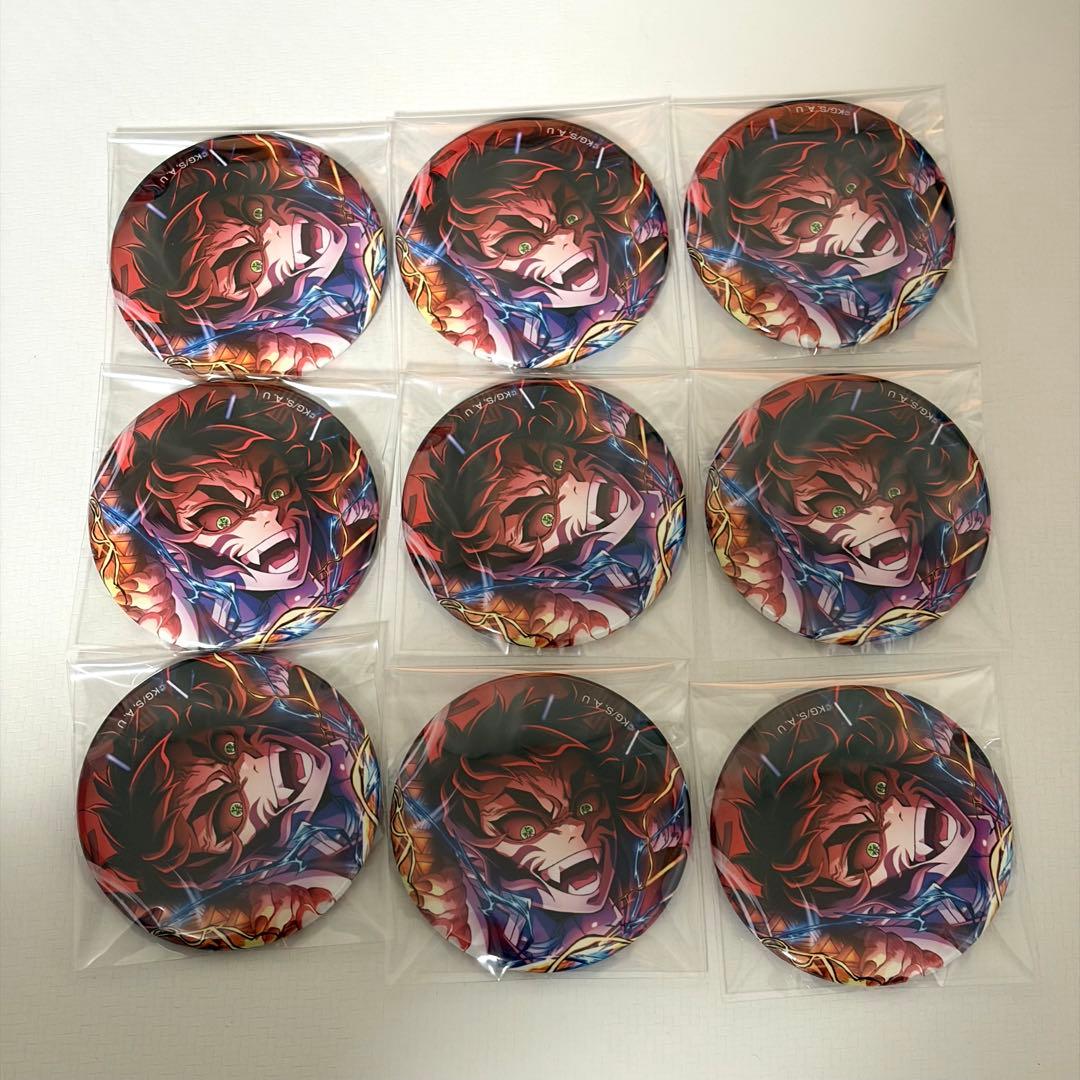 【バラ売可】鬼滅の刃　第5弾　キービジュアル　缶バッジ　獪岳　9個セット