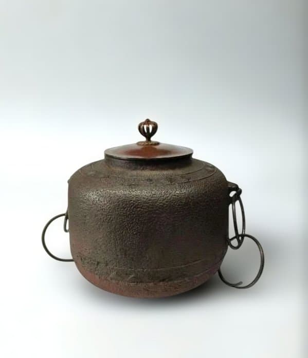 茶道具 鉄瓶 風炉釜 鉄釜 鋳物 骨董品 古美術 鉄 真鍮