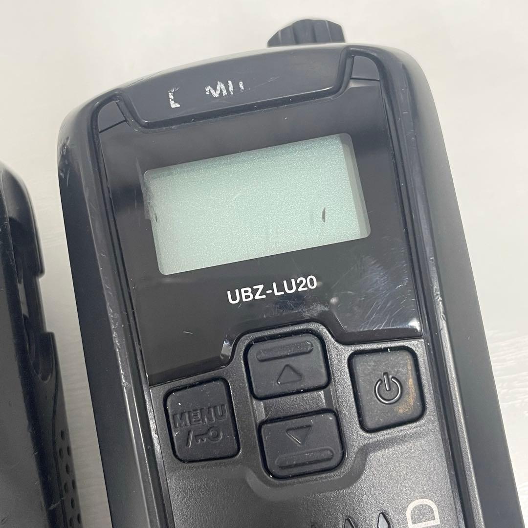 【N】KENWOOD トランシーバー UBZ-LS20・UBZ-LU20