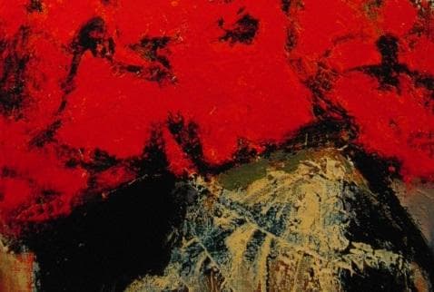 三岸節子、「花　ヴェロンにて」、厳選、希少画集・額装画、新品高級額 額装付