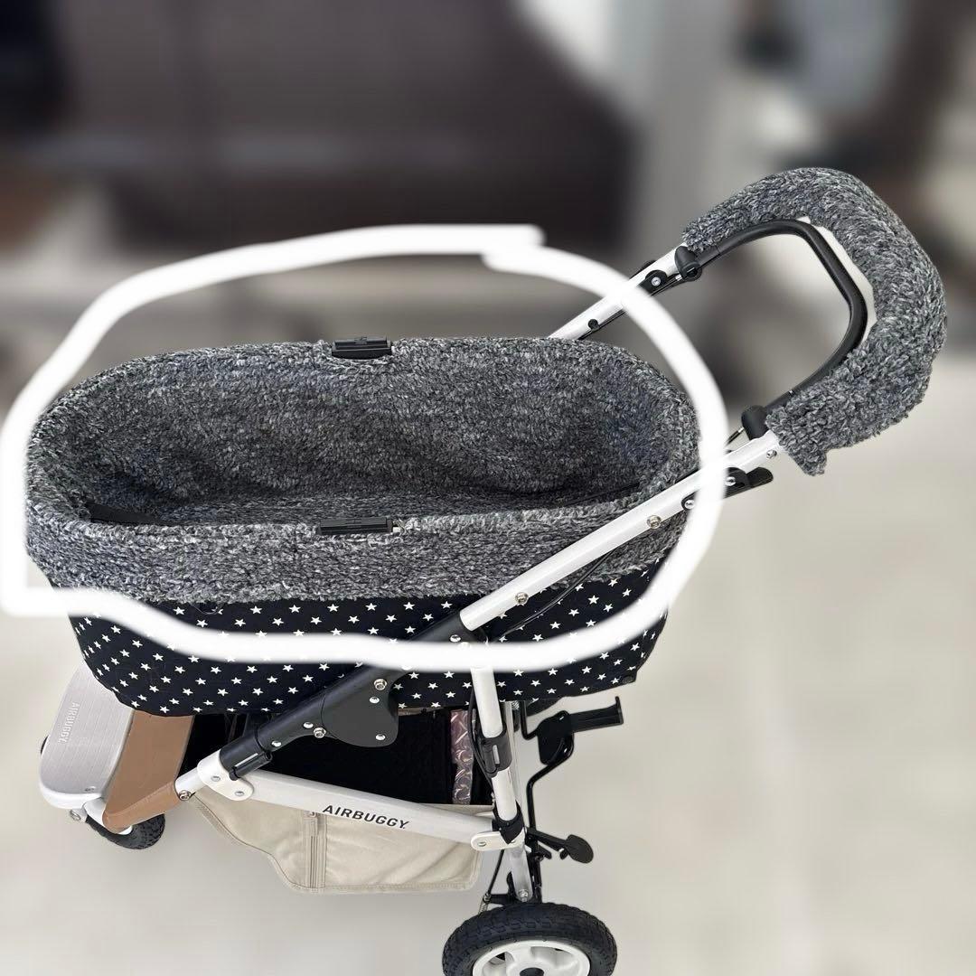 ハンドメイド製作エアバギートーム3 (コットカバーラージサイズ)ボアエコファー