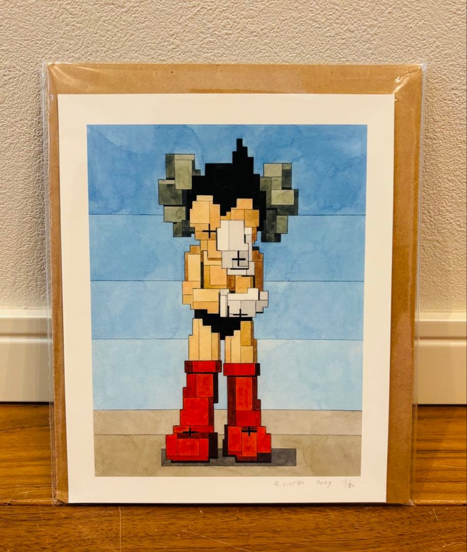 ADAM LISTER アダムリスター　シルクスクリーン　KAWS アトムモデル