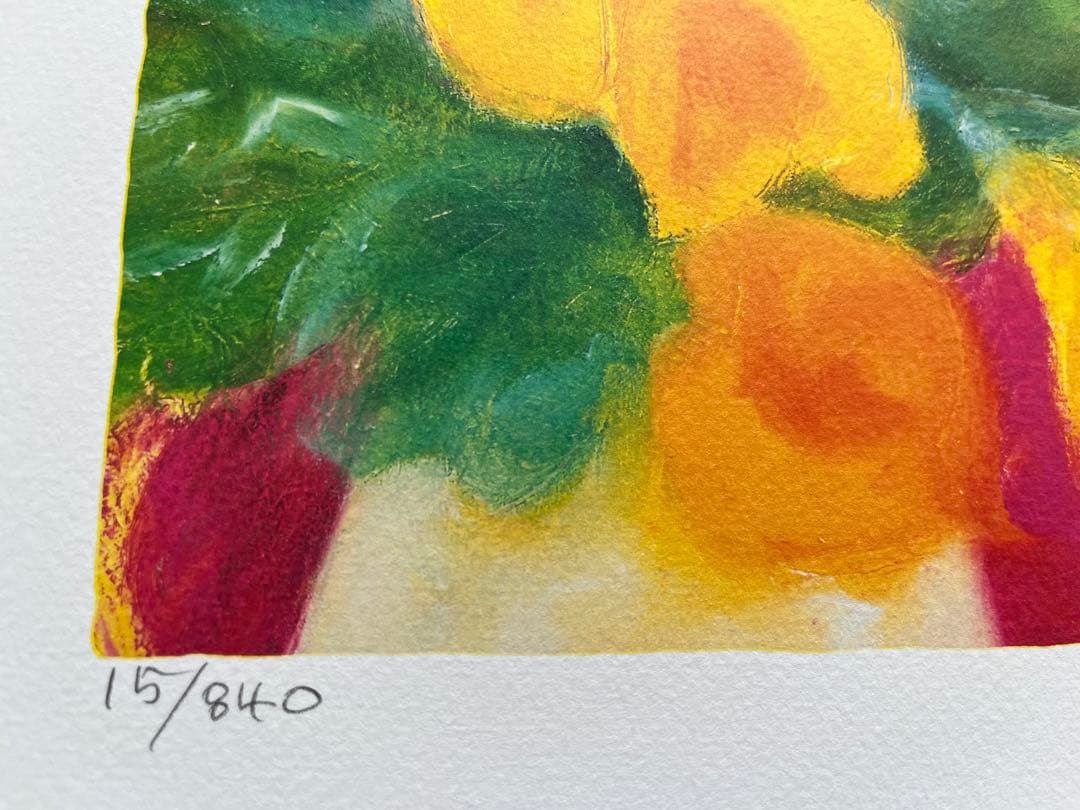 額入り版画　ジニー・キム　エディション番号、サイン有り　新品額