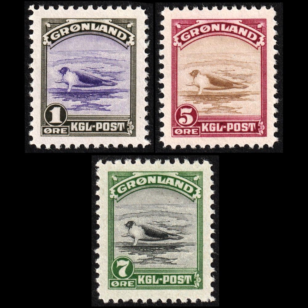 普通切手（グリーンランド 1945年）