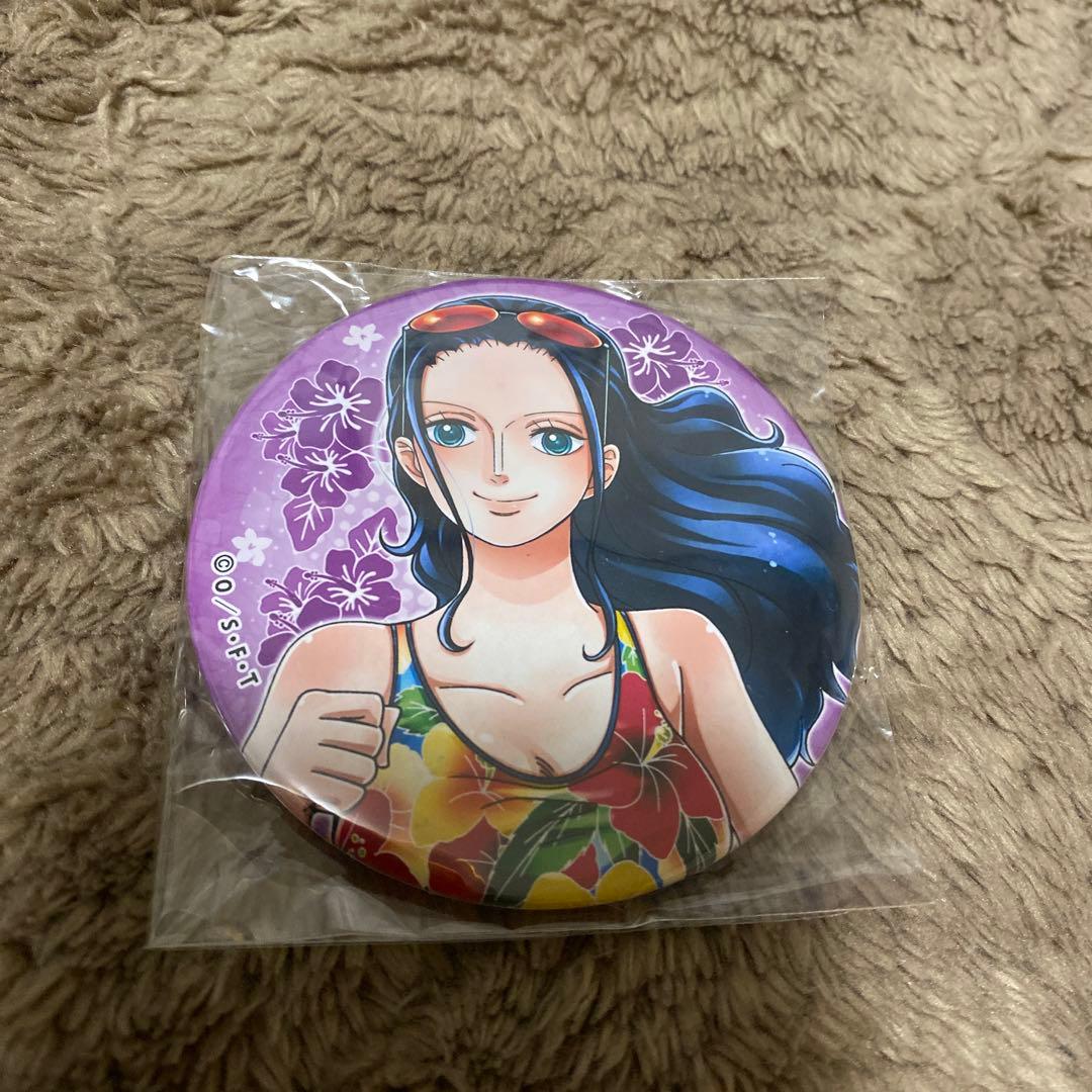 ワンピースラン　沖縄　缶バッジ　ロビン　ワンピース　グッズ