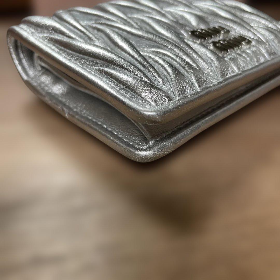 miumiu☆ミュウミュウ☆マテラッセレザー折り財布