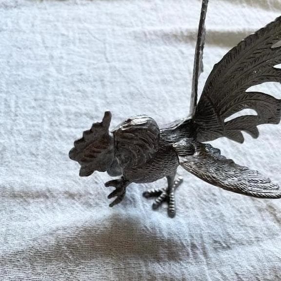 VINTAGE フランス アンティーク フランス　ニワトリ　置物　オブジェ