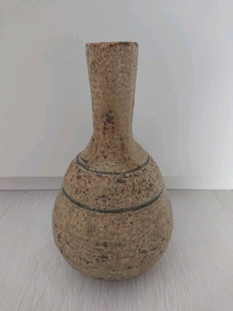 古新楽  自然釉  徳利    1