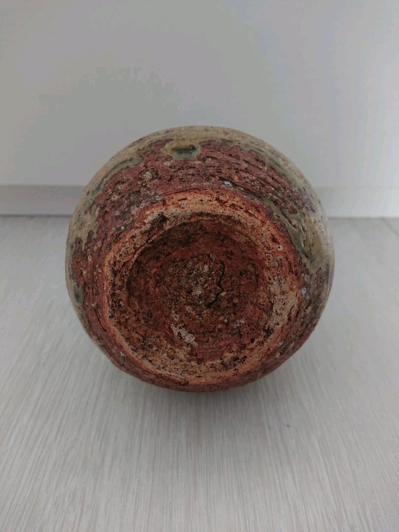 古新楽  自然釉  徳利    1