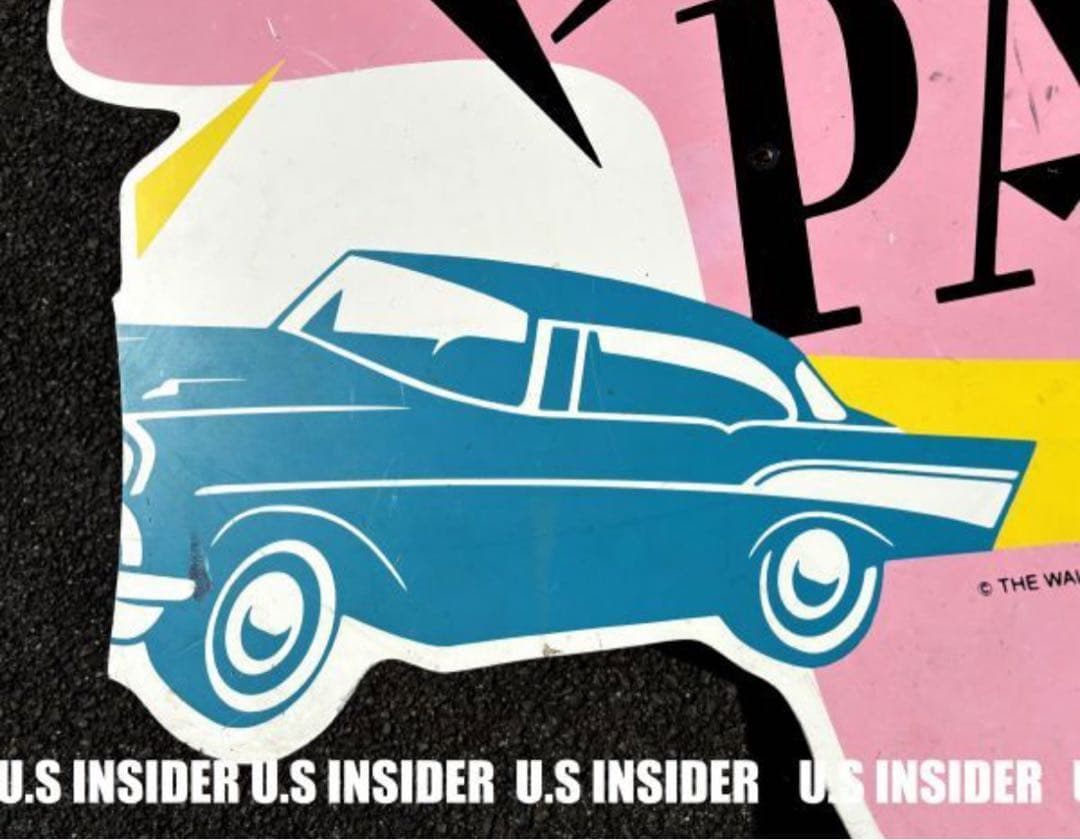 USA非売品1988年~1989年　パレードにて使用　C.Aディズニーランド看板