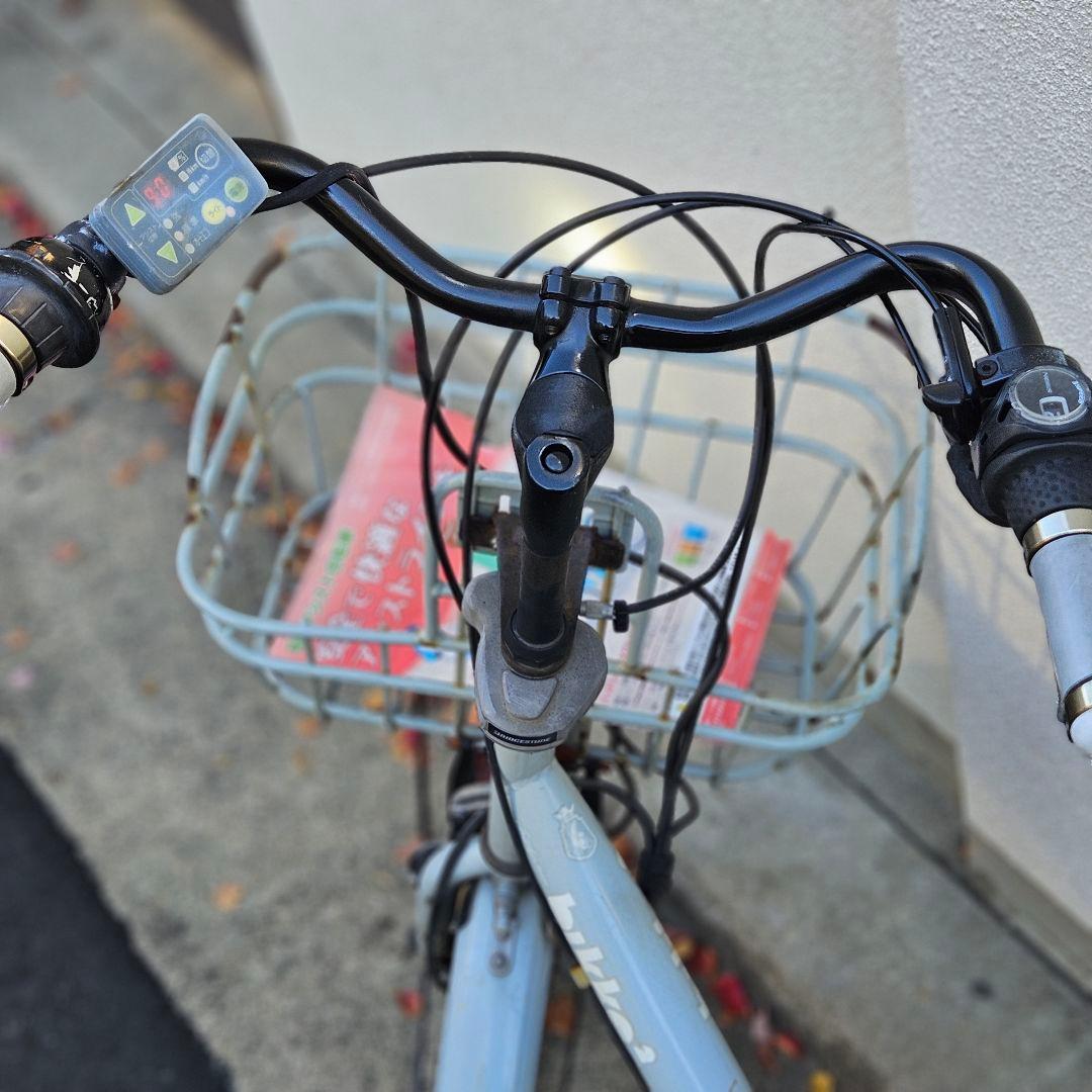 ビッケe♪ブリジストン♪小径♪電動アシスト自転車 チャイルドシート
