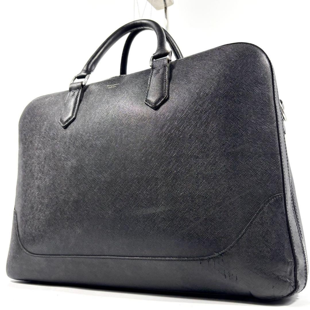 ✨希少 美品✨ペッレモルビダ ビジネスバッグ キャピターノ 本革 2層 黒