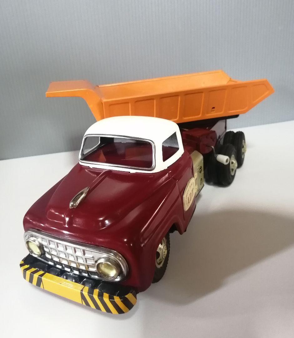 ダンプトラック & グラベルローダー　電動ブリキ　アルプス商事　日本製