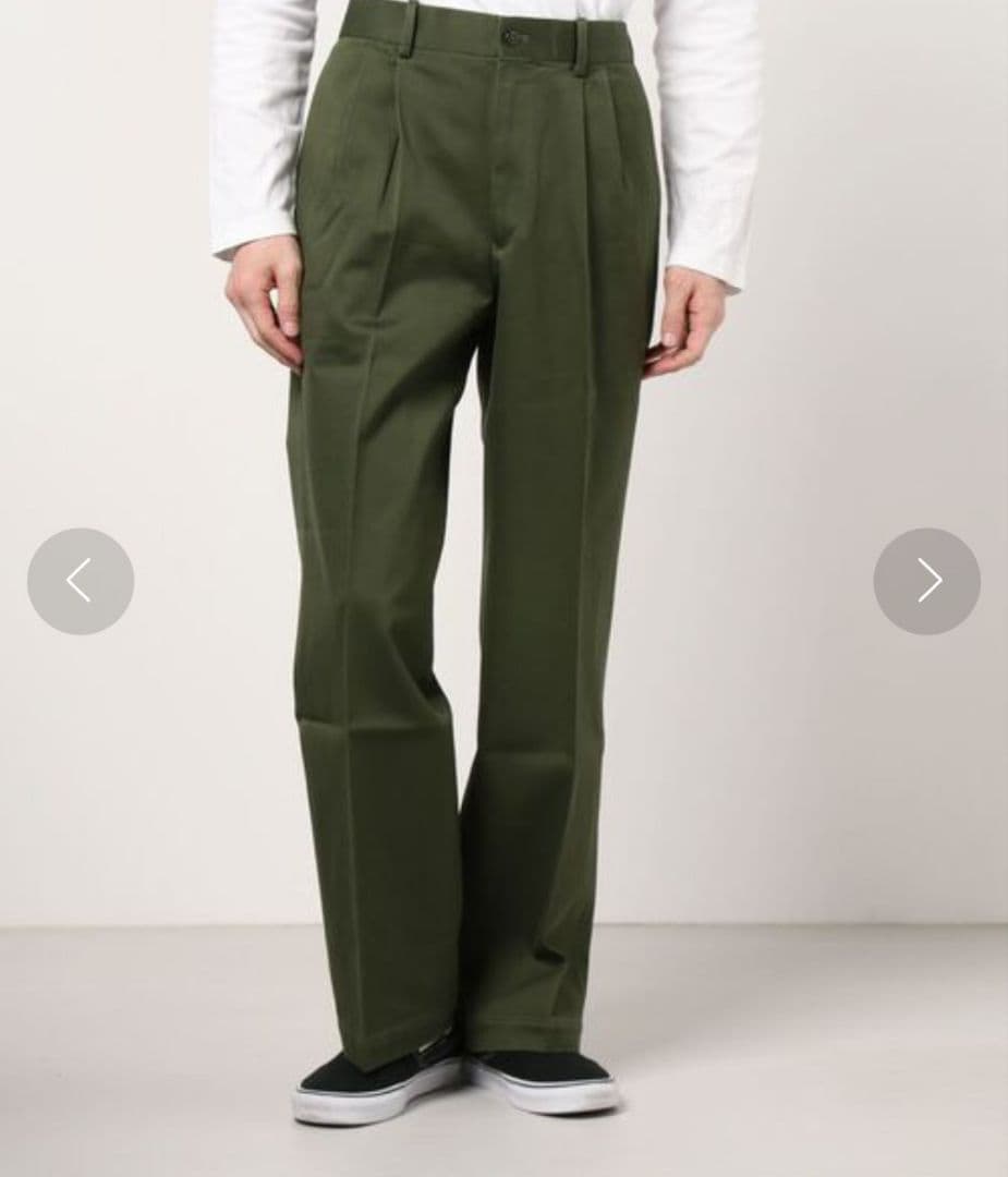 パンツ DOUBLE PLEATED STRAIGHT FIT WESTPOINT