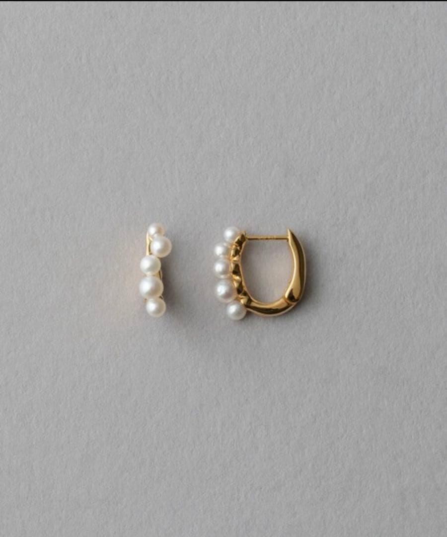 連休限定値下げ＊ete ピアス パール ハグピアス レディース