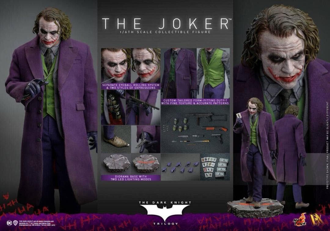 ホットトイズ 1/6 バットマン ダークナイト ジョーカー 通常版 DX32