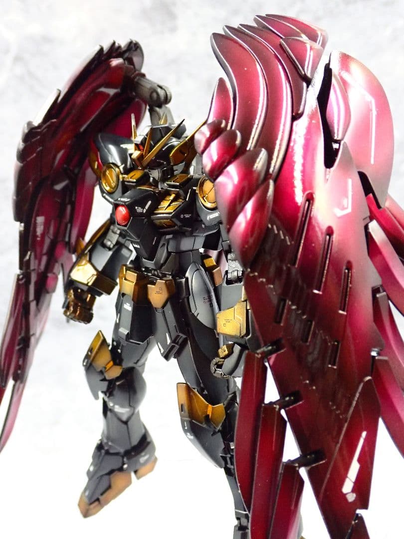 RG ウイングガンダムゼロリベリオン 全塗装 ガンプラ 塗装済み 完成品
