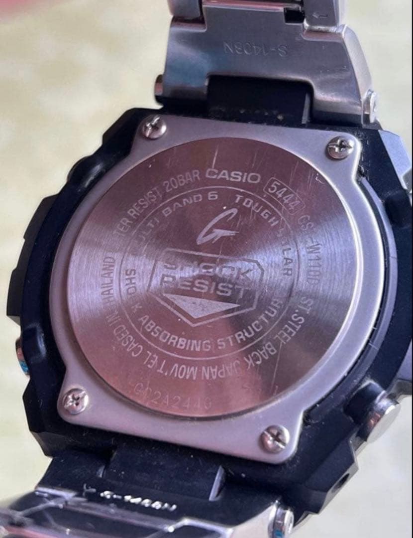 美品2本セット G-SHOCK GST-W110D 電波ソーラー G-STEEL