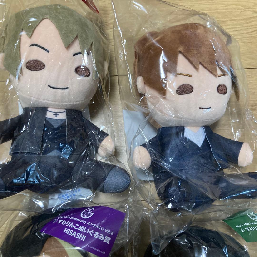 GLAY30th Anniversaryエンタメくじ　ぬいぐるみ　全4種