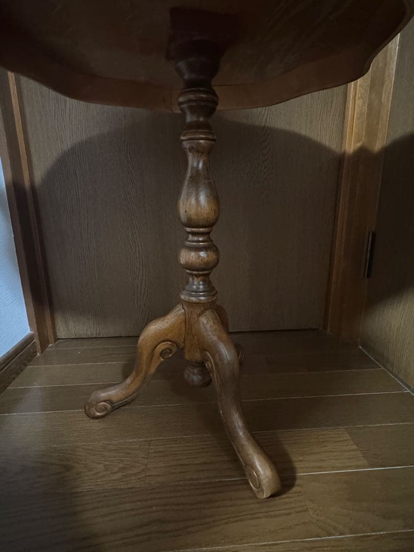 現品渡し　象嵌　イタリア　コーヒーテーブル　丸テーブル　サイドテーブル