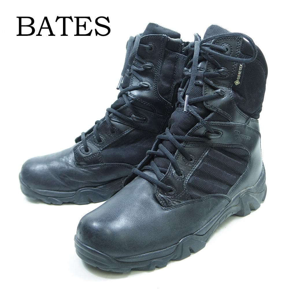 28㎝相当　Bates GX-8 ゴアテックス サイドジッパーブーツ/P4256