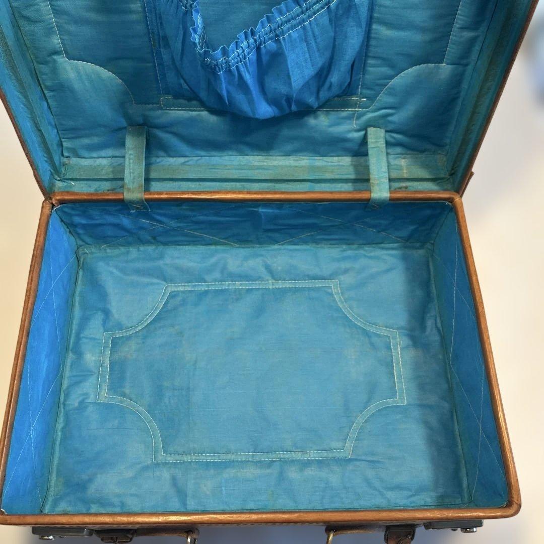 本革　レトロ　バッグ　キャリーケース