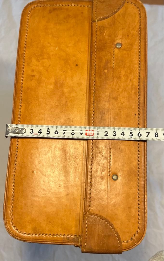 本革　レトロ　バッグ　キャリーケース