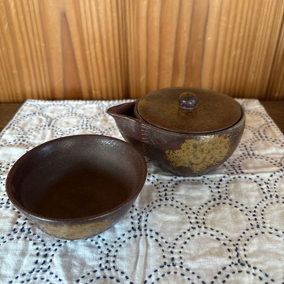 備前焼　茶器　急須　宝瓶(ほうひん)