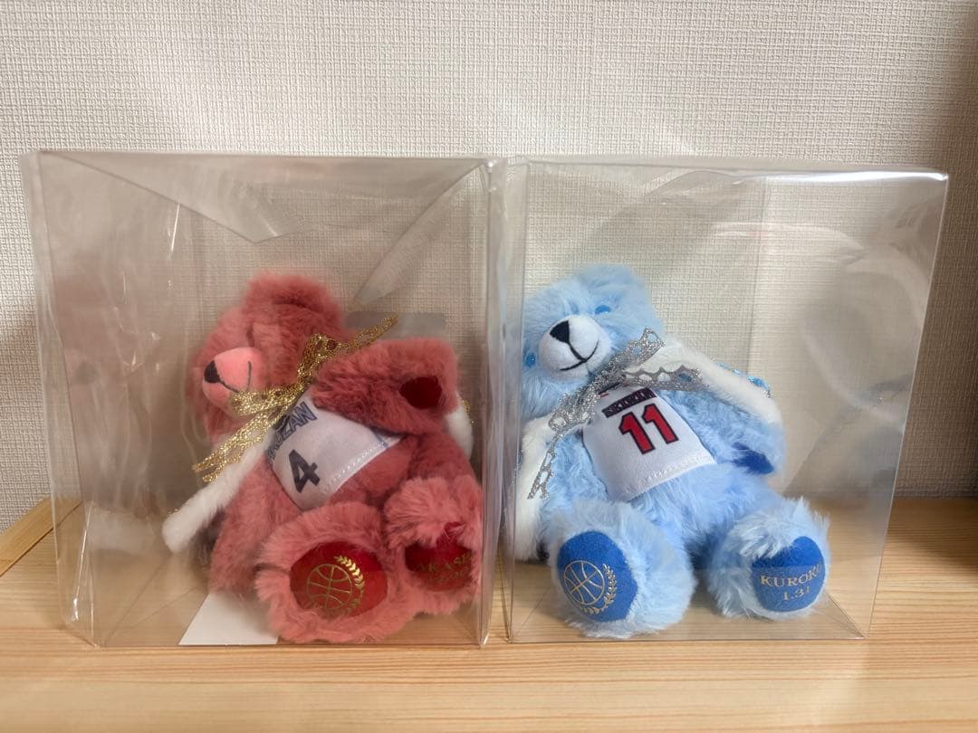 黒子のバスケ 黒バス ぬいぐるみ バースデーベア 赤司　黒子　2体セット