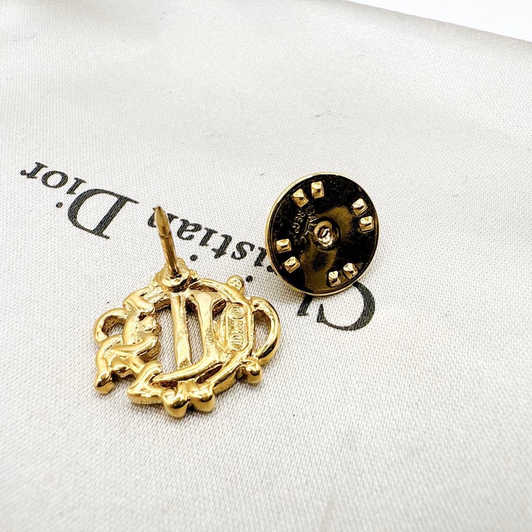 2726 極美品✨Dior　ピンブローチ　CD　ロゴ　希少　刻印