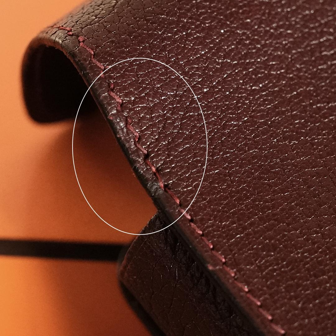 HERMES エルメス ペンケース ペンポーチ　マルチケース ブラウン　筆入