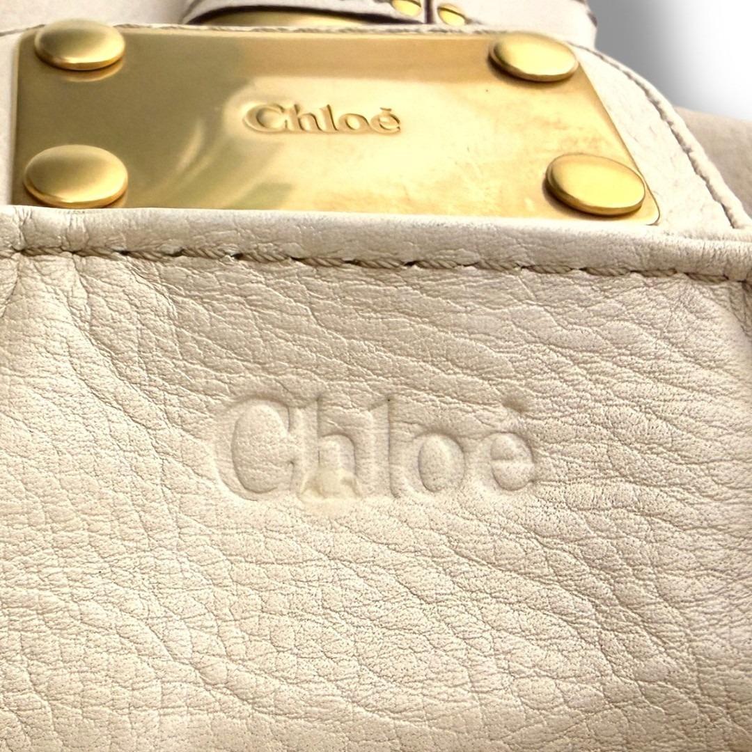 J7314 良品 クロエ Y2Kアーカイブパディントン ハンドバッグ アイボリー