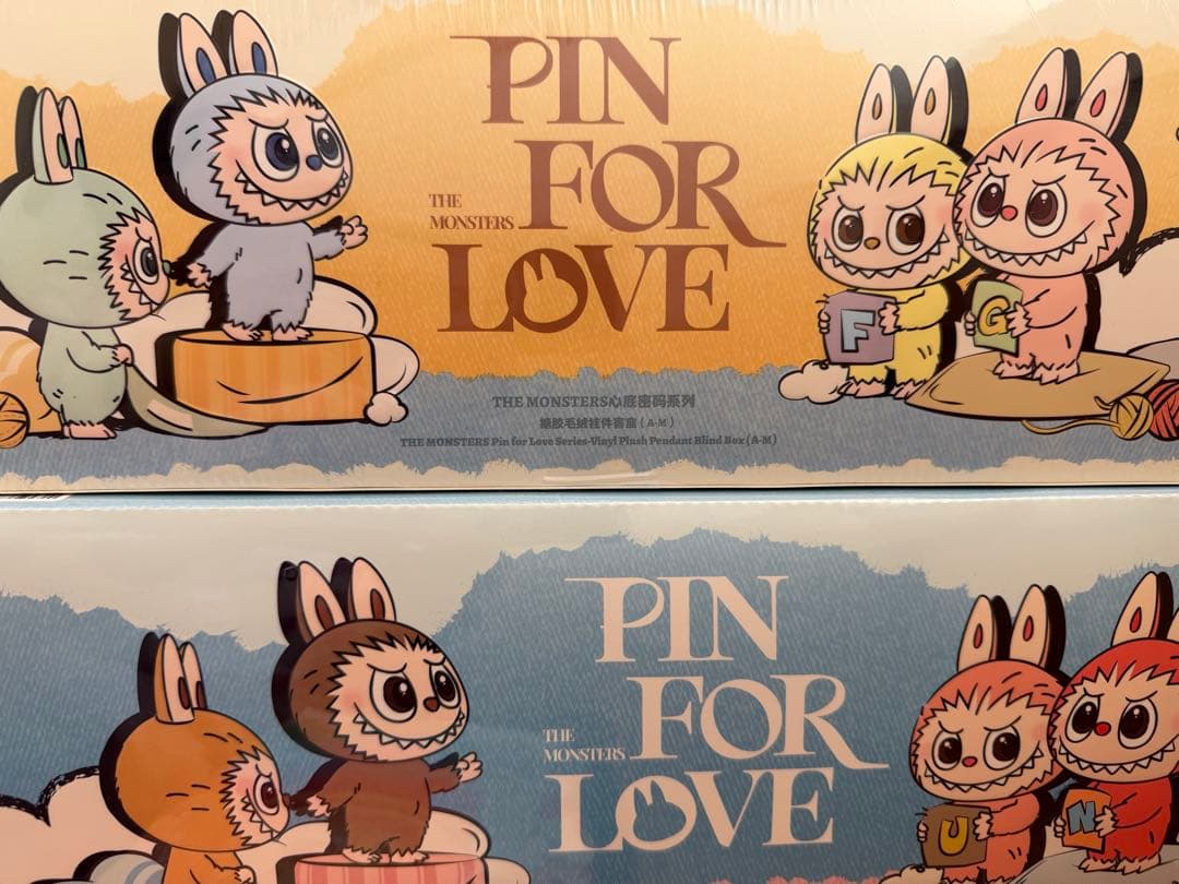 正規品新品未開封 イニシャルラブブ PIN FOR LOVE アソート2箱セット