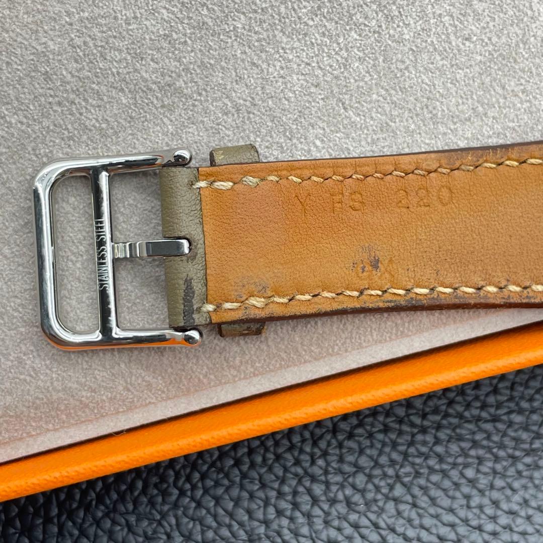 1326 Apple Watch エルメス　エトゥープ　二重　HERMES
