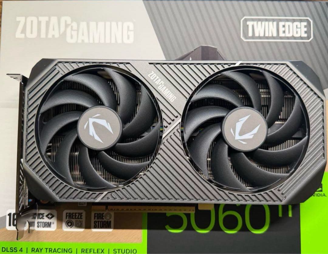 グラフィックボード・グラボ・ビデオカード ZOTAC RTX 5060 Ti 16GB Twin Edge OC