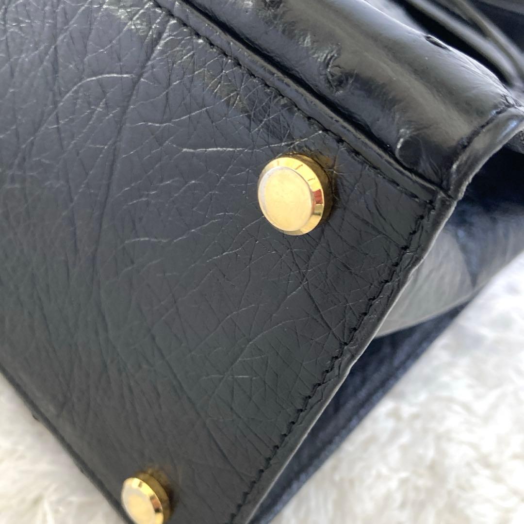 JRA認定 オーストリッチ皮バッグ　 フォーマル　極秘品