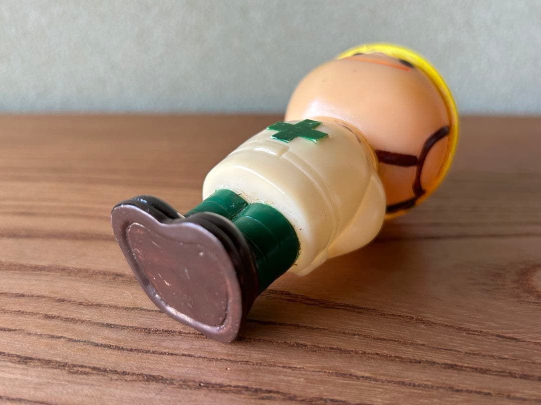 珍品 昭和57年頃 大成建設 ソフビ人形 週刊文春 コラム 立ち話 キャラクター