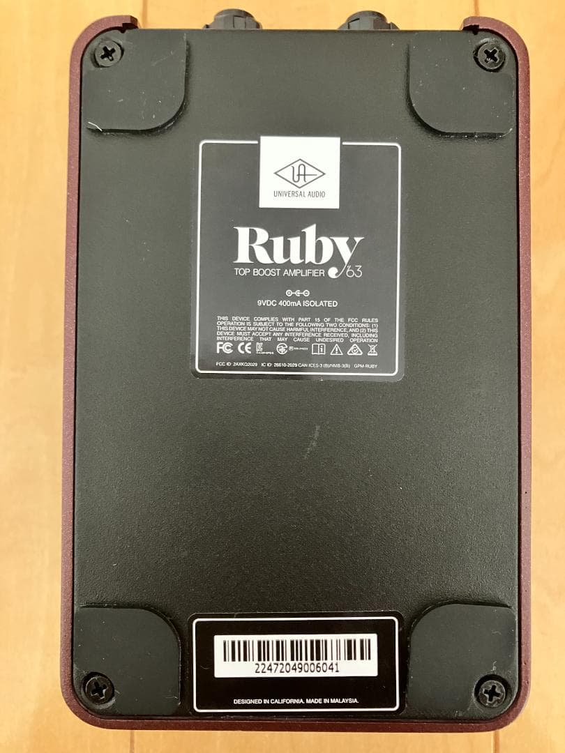 最終価格： UAFX Ruby 63 Top Boost Amplifier