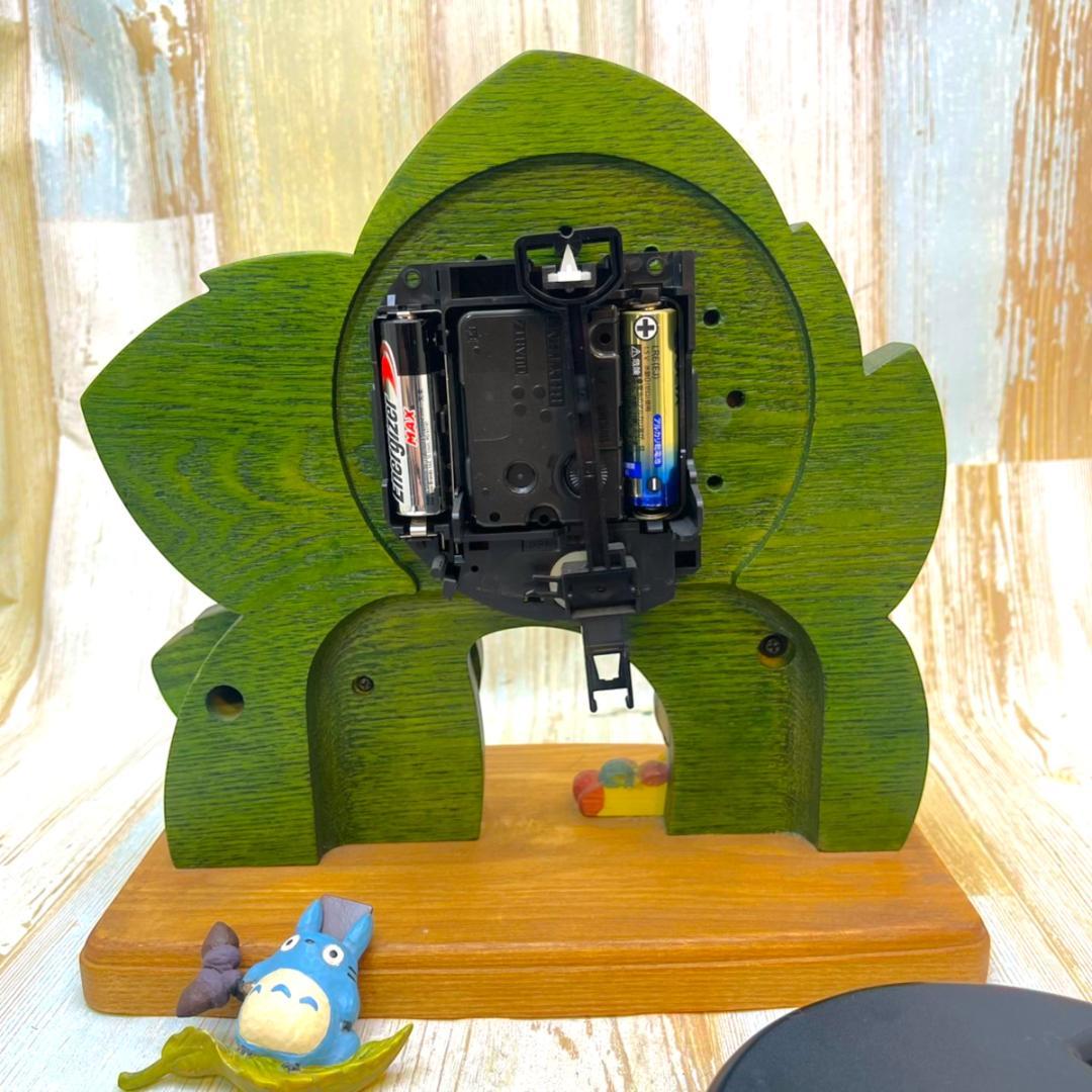 となりのトトロ 小トトロ 中トトロ 置時計 カレンダー 振り子時計