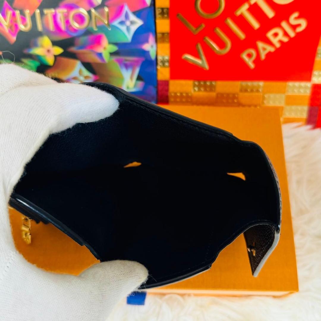 【箱付き美品】ルイヴィトン モノグラム アンプラント ポルトフォイユ ゾエ 黒