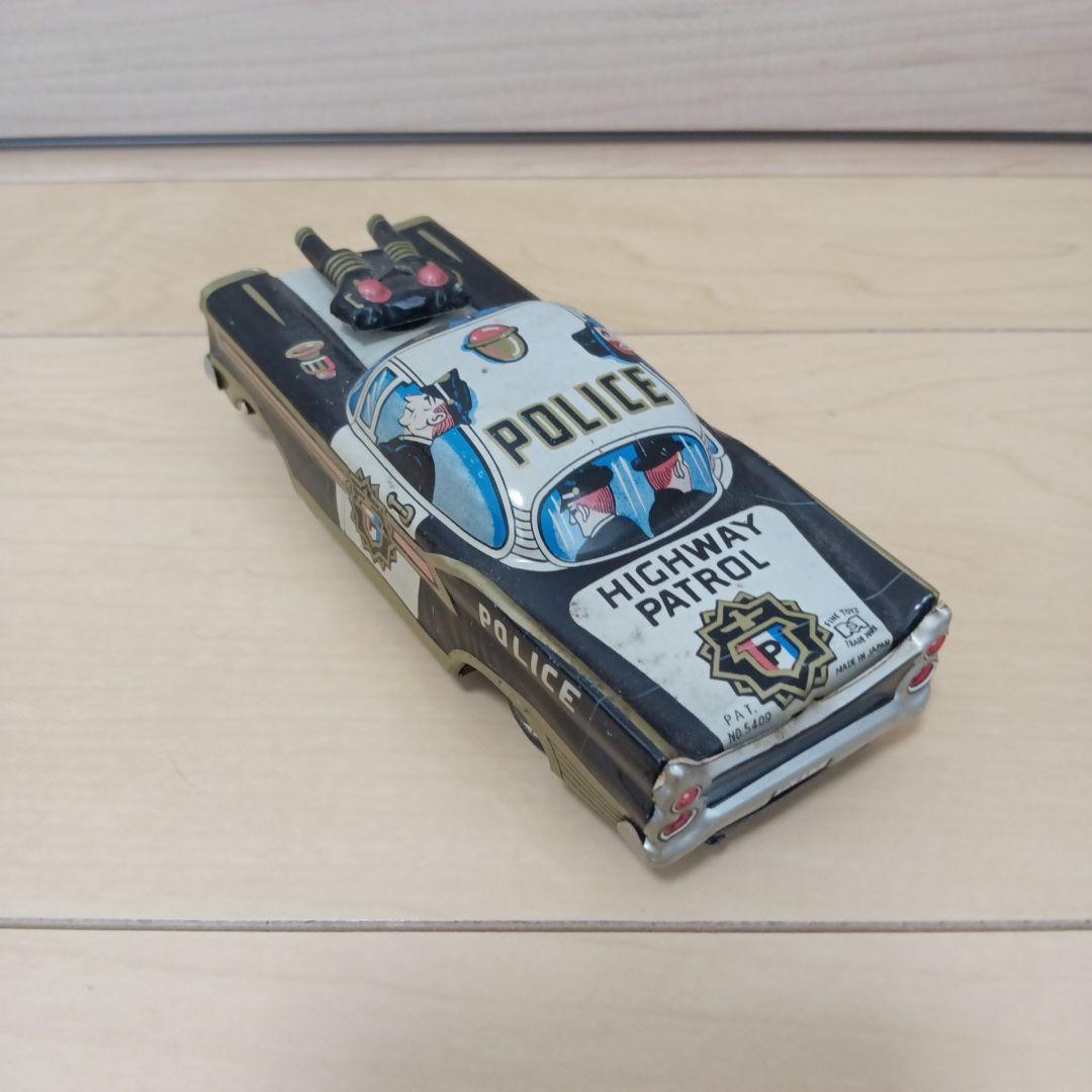 野村トーイ製 ビンテージのブリキ製パトカー