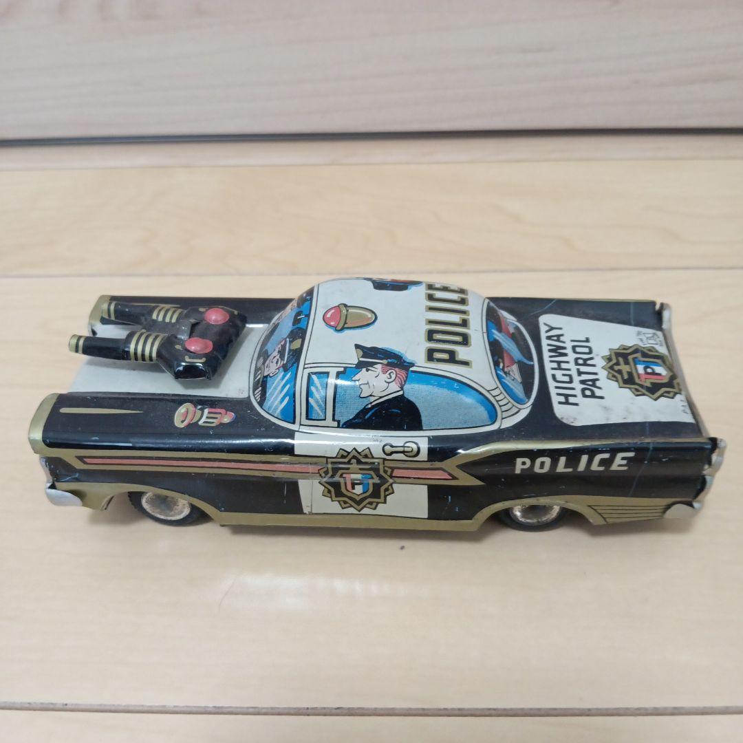 野村トーイ製 ビンテージのブリキ製パトカー
