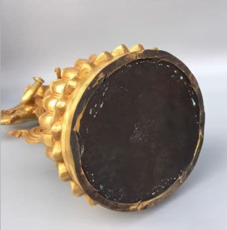 仏教美術 仏像 八臂観音菩薩仏像 家内 仏堂供仏 銅製品 工芸品 置物