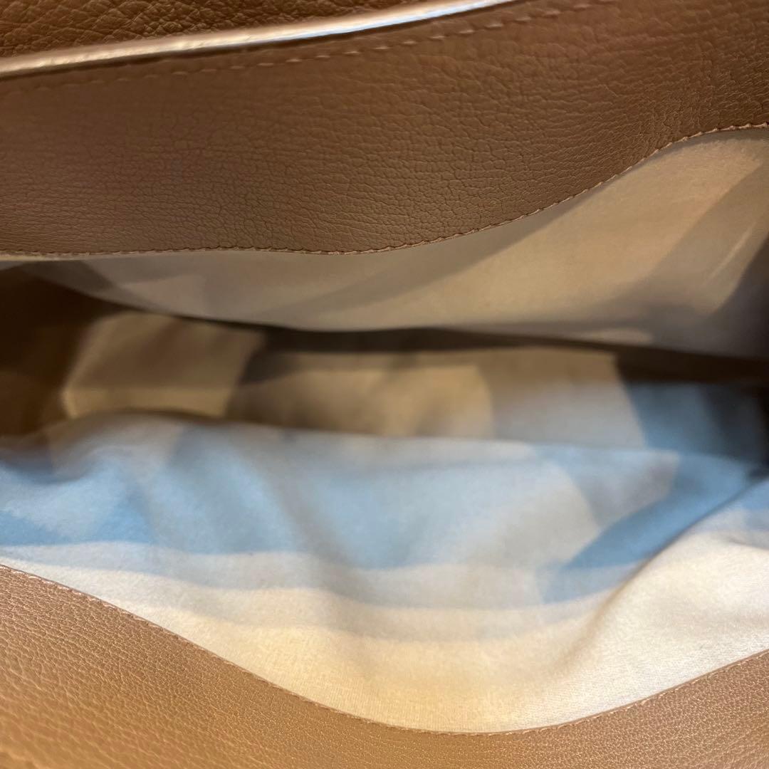 miumiu ミュウミュウ ハンドバッグ マドラス レザー ベージュ ブラウン