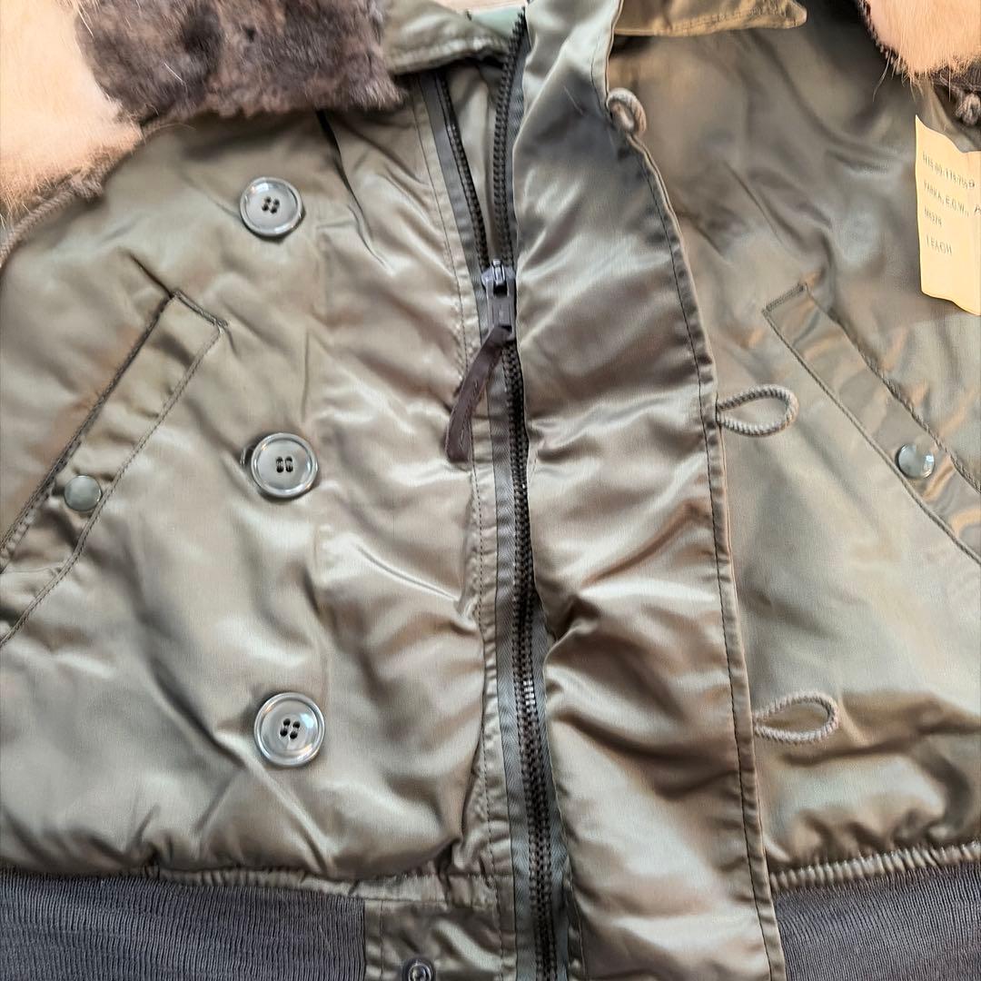 【タグ付新品・激レア】1986年製 米軍放出品　N-2B セージグリーン★残り1